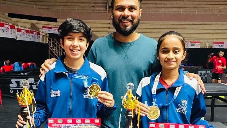 Nashik: Swara Wins Gold And Silver, Keshika Claims Gold At State Ranking TT Championship