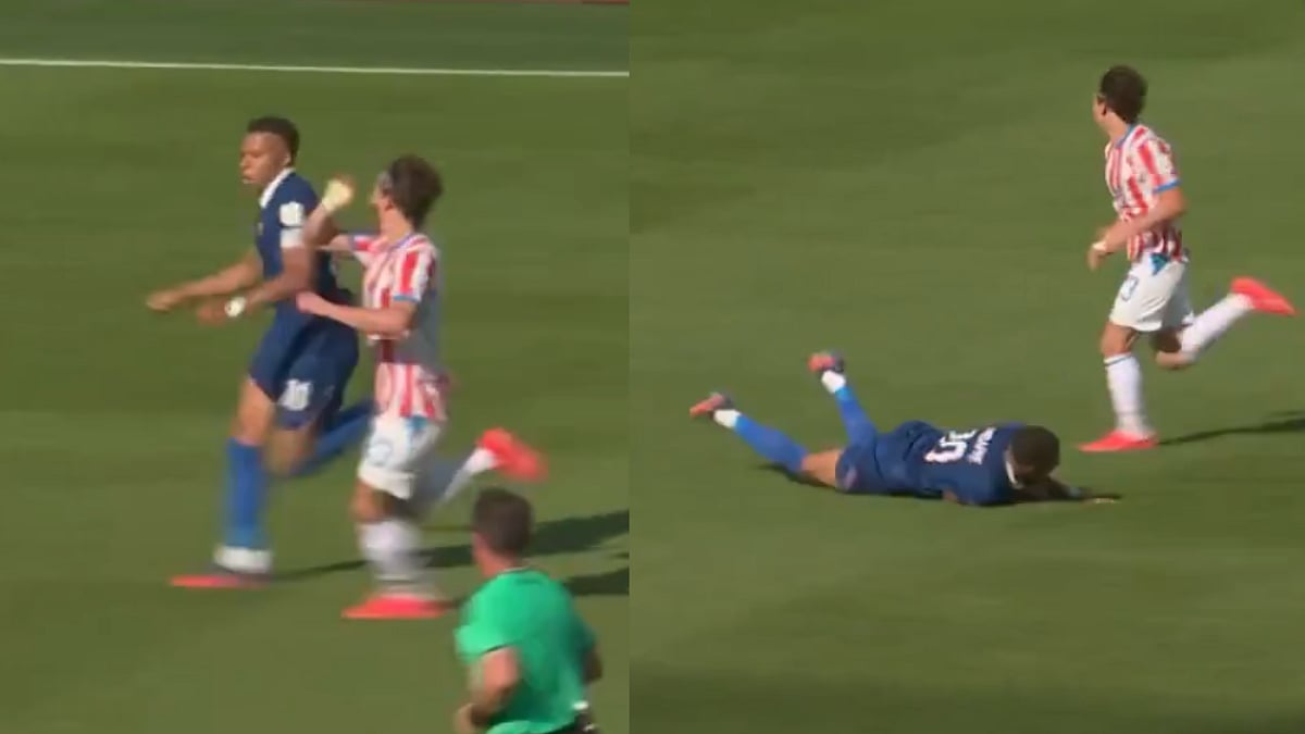 FIFA World Cup 2026: Kylian Mbappe Caught With Brutal Elbow From Paraguay Player During Heated Clash | Video