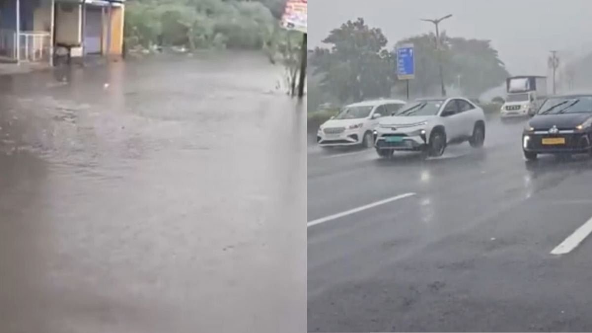 Mumbai Monsoon Mayhem: Heavy Rain Causes Severe Waterlogging, Disrupts Vehicular Movement Across Several Parts of City - WATCH