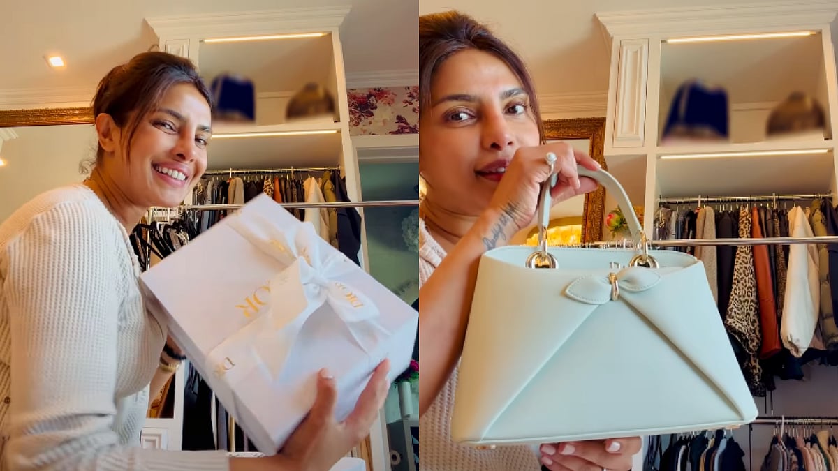Priyanka Chopra Jonas Unboxes Luxe Dior Gifts From Jonathan Anderson; Elegant Medallion & Cigale Bags Steal The Show