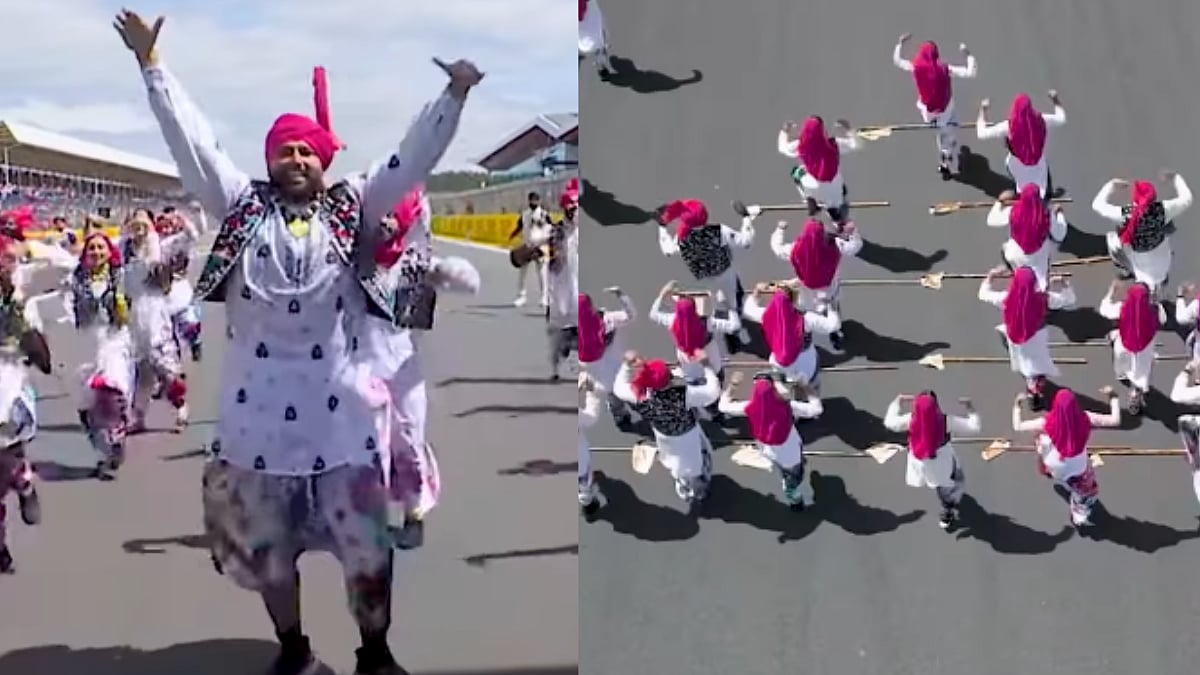 Bhangra Fever Hits Silverstone Circuit As Formula 1 Celebrates South Asian Heritage Month | Video