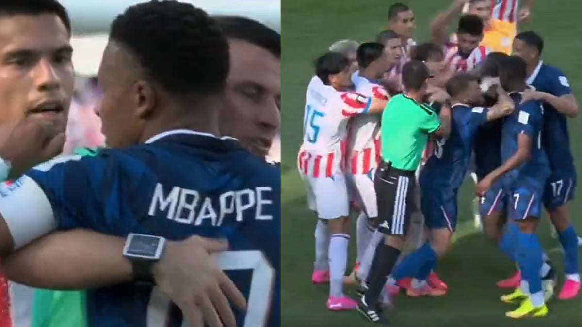 FIFA World Cup 2026: Huge Brawl Erupts Between Players During Heated France vs Paraguay Clash | Video