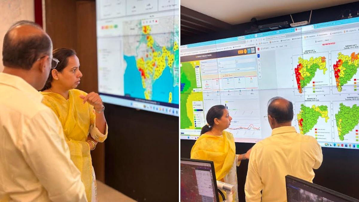 Minister Aditi Tatkare Reviews Flood Situation In Raigad And Ratnagiri As Red Alert Issued For Next 48 Hours