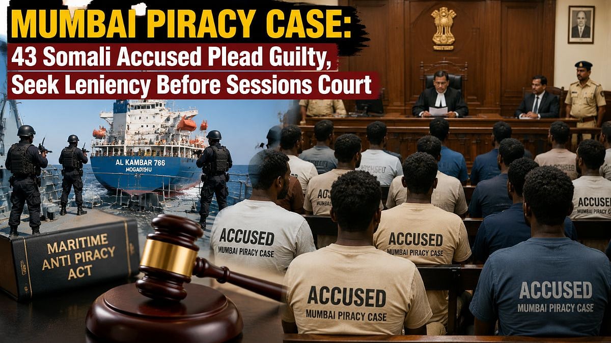 Mumbai Piracy Case: 43 Somali Accused Plead Guilty, Seek Leniency Before Sessions Court