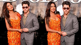 Priyanka Chopra and Nick Jonas attend Dior Haute Couture show in Paris