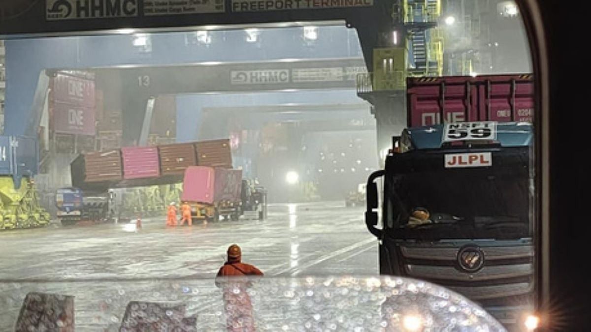 One Killed, Another Injured As Empty Containers Topple Onto Tanker At JNPA's NSFT Terminal In Early Morning Mishap