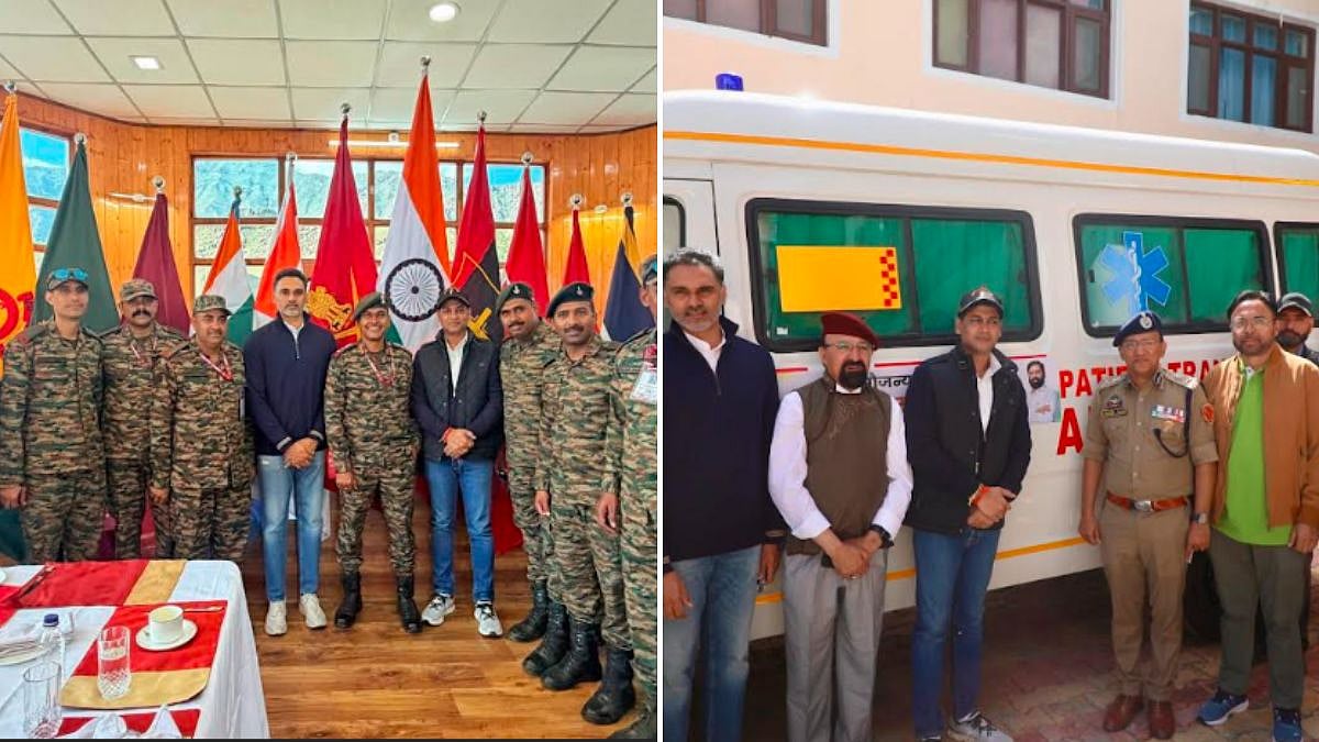 Shiv Sena's Dr Shrikant Shinde Reaffirms Commitment To Kashmir, Donates CT Scanner And Ambulance To Drass Hospital