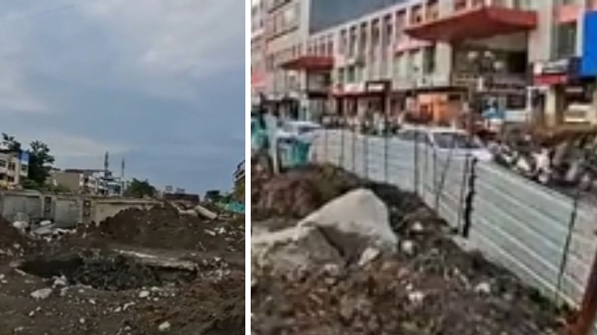 Rain Woes: Satya Sai Flyover Delay Worsens Indore Traffic, Potholes And Barricades Trouble Commuters