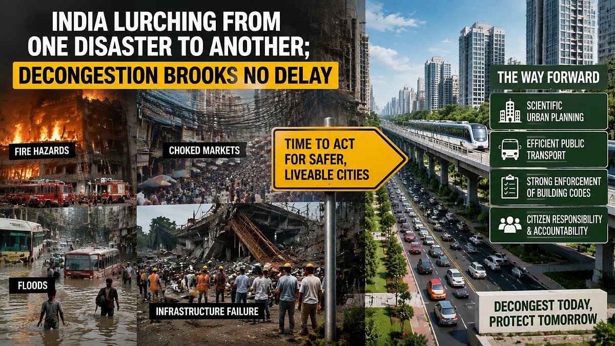 India Lurching From One Disaster To Another; Decongestion Brooks No Delay