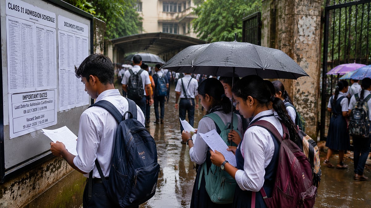 Maharashtra Extends Class 11 Special Admission Round Deadline To July 8 Due To Heavy Rain Disruptions Across State