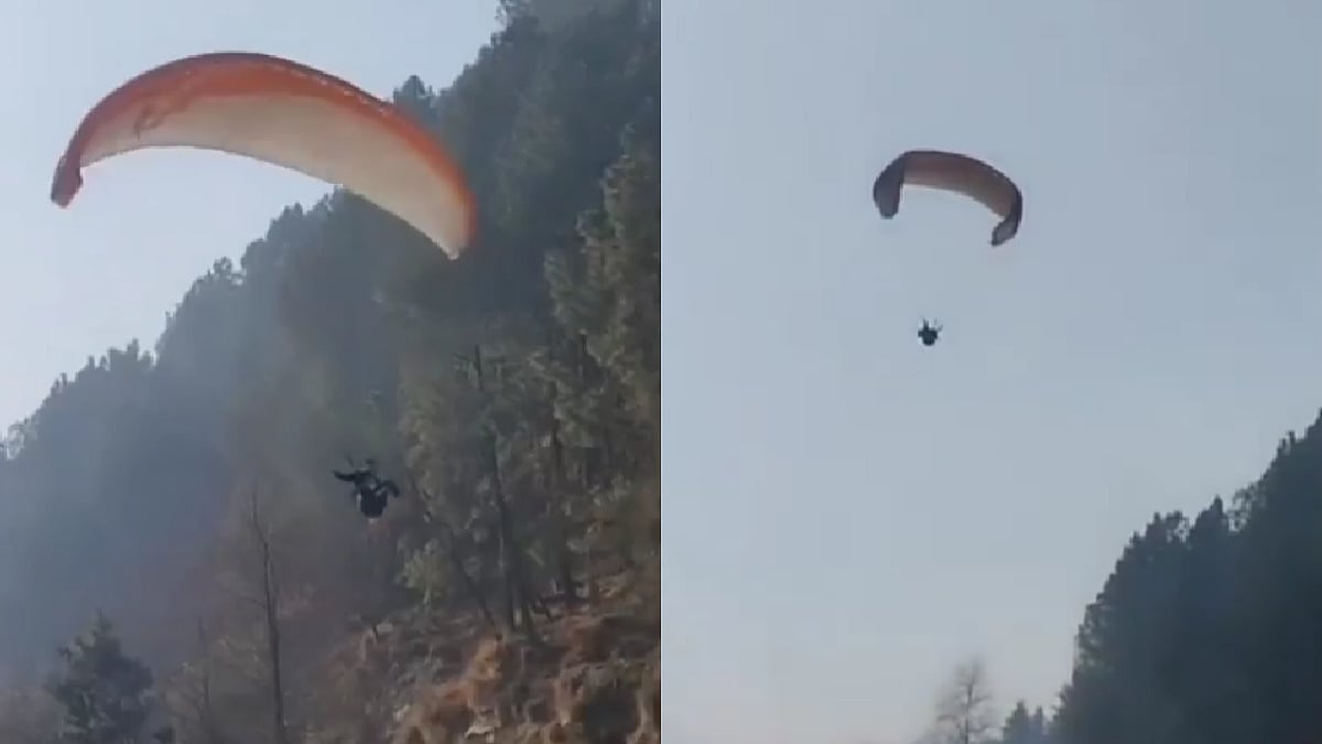 WATCH: Paraglider Makes Emergency Landing On Busy Road In Himachal Pradesh's Kullu; Viral Video Sparks Safety Debate