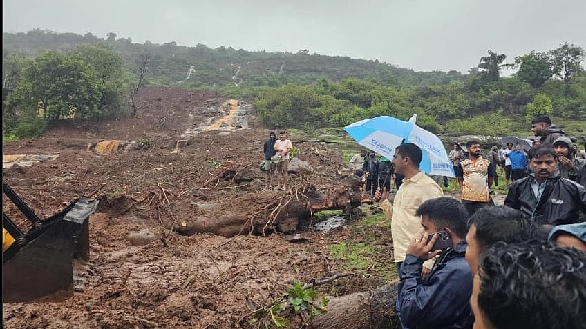 One Dead, Two Missing After Landslide Buries House In Pune's Maval; Massive Search Operation Underway