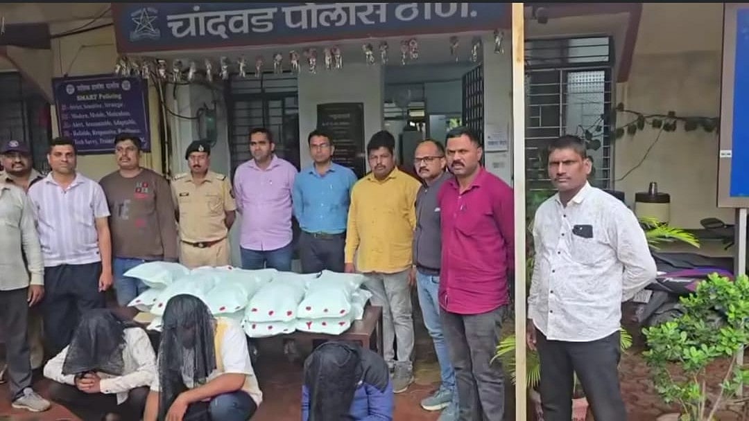 Nashik: 32 Kg Ganja Worth ₹14.74 Lakh Seized On Chandwad-Lasalgaon Road; Three Arrested