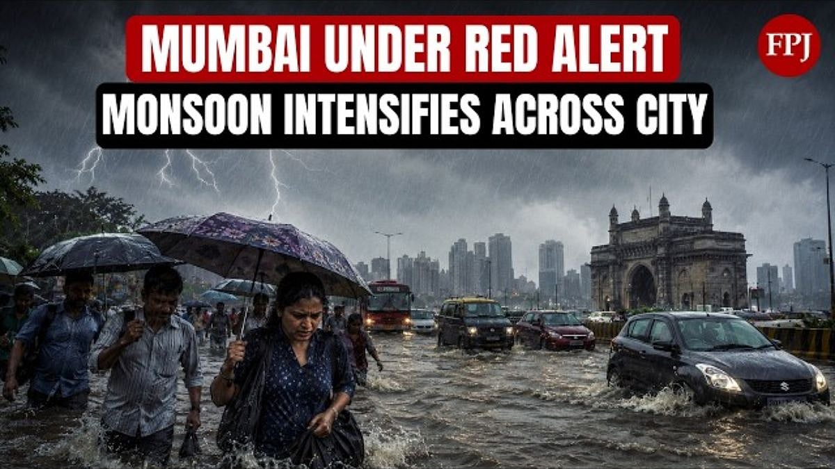 'Mumbai Will Remain Under Red Alert Till Tuesday': IMD Scientist Warns Of Heavy Rain, Gusty Winds