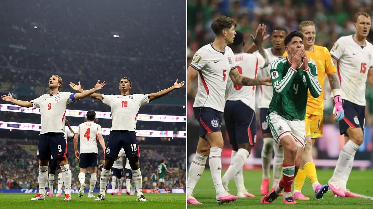England vs Mexico: Jude Bellingham Brace, Harry Kane Penalty Help 10-Man Three Lions Beat Mexico 3-2 To Reach FIFA World Cup Quarterfinals | Video