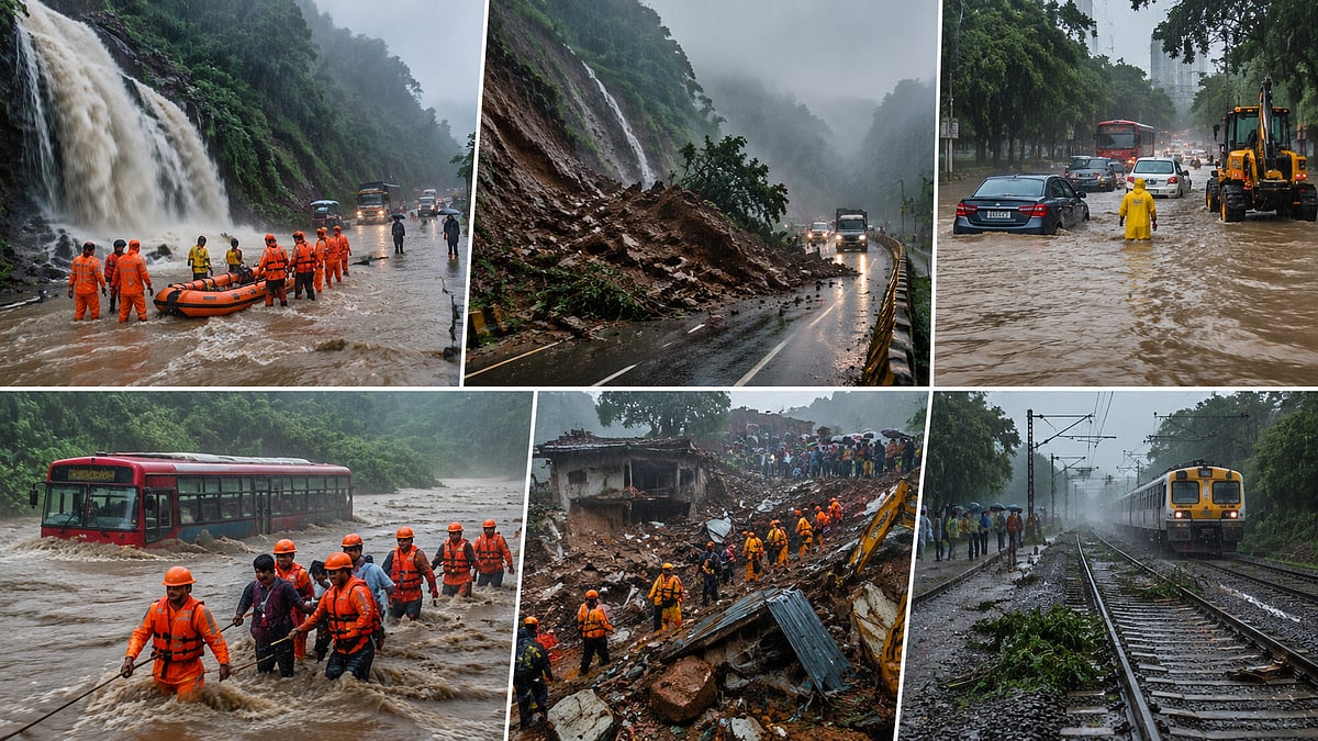 Maharashtra Deploys 17 NDRF Teams, Keeps SDRF On Standby As Heavy Rains Trigger Landslides And Flood Disruptions