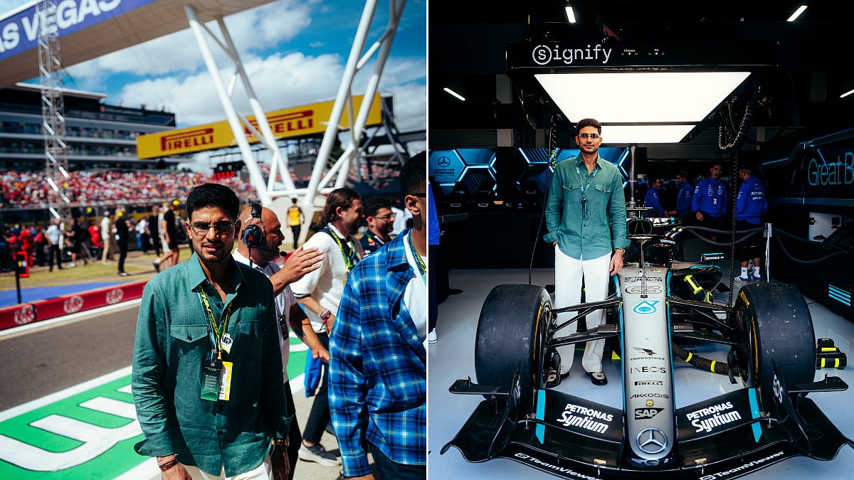 India Star Batter Shubman Gill Attends 2026 Formula 1 British Grand Prix At Silverstone