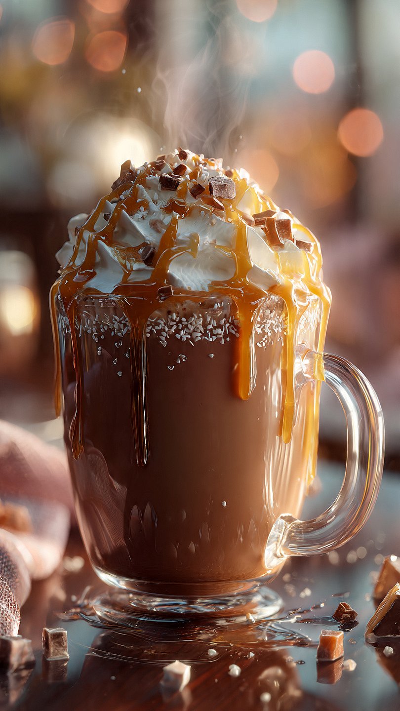 Salted Caramel Hot Chocolate