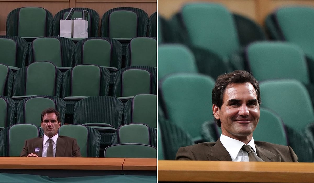 'True Tennis Fan': Viral Video Shows Wimbledon King Roger Federer Sitting Alone In Royal Box