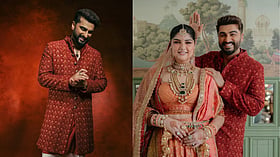 Anshula Kapoor honors late mother with heirloom dupatta at Mumbai wedding