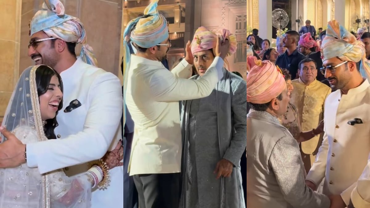 Vicky Kaushal Attends Shailesh Lodha's Daughter's Wedding; Warmly Hugs Bride Swaraa, Fixes TMKOC Actor's Turban - Watch Viral Video