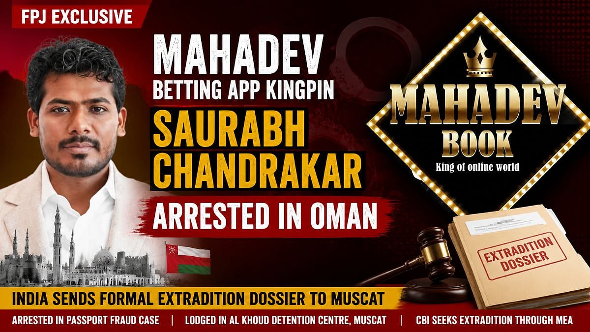 FPJ Exclusive: Mahadev Betting App Kingpin Saurabh Chandrakar Arrested In Oman; India Sends Formal Extradition Dossier To Muscat