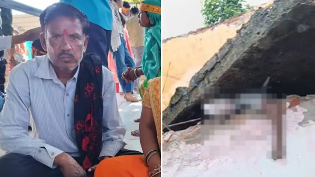 Labourer Dies, Another Injured As School Building Roof Collapses During Demolition In Jabalpur -- VIDEO 