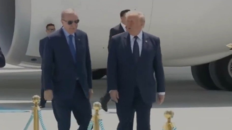 Trump Arrives In Ankara For High-Stakes NATO Summit, Receives Warm Welcome From Erdogan At Airport | VIDEO