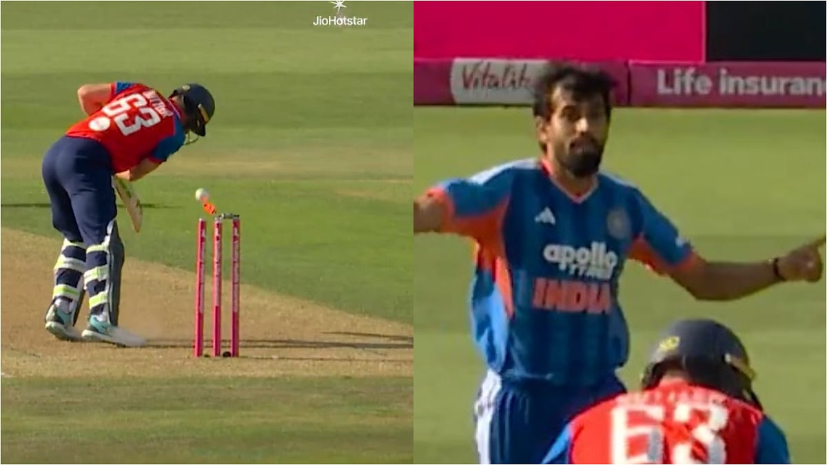 Prince Yadav Strikes First Ball, Castles Dangerous Jos Buttler With Stunning Yorker In IND Vs ENG 3rd T20I | VIDEO