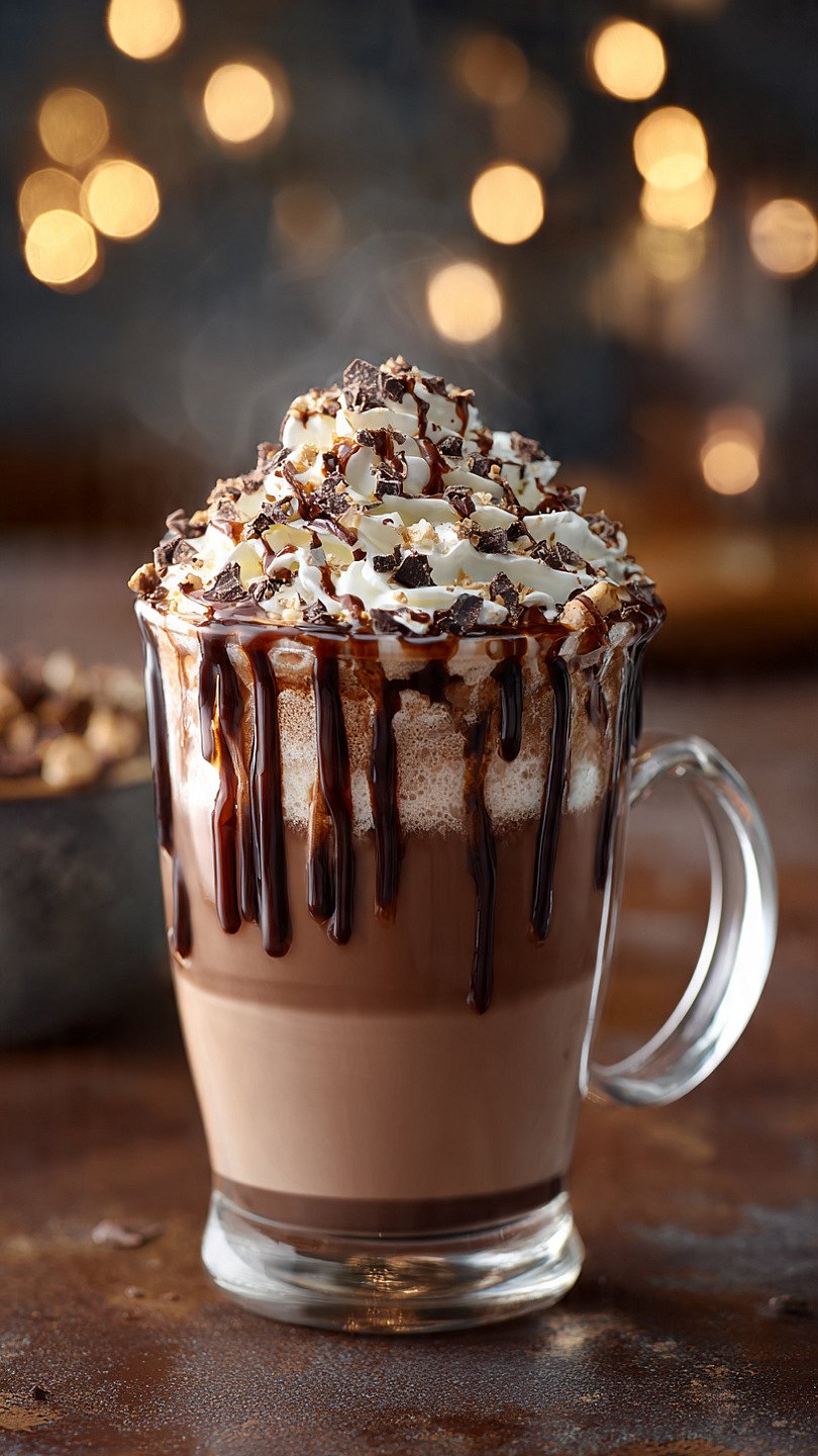 Hazelnut Mocha Hot Chocolate
