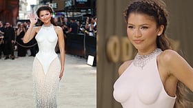 Zendaya wears couture looks inspired by “The Odyssey” at Paris and London premieres