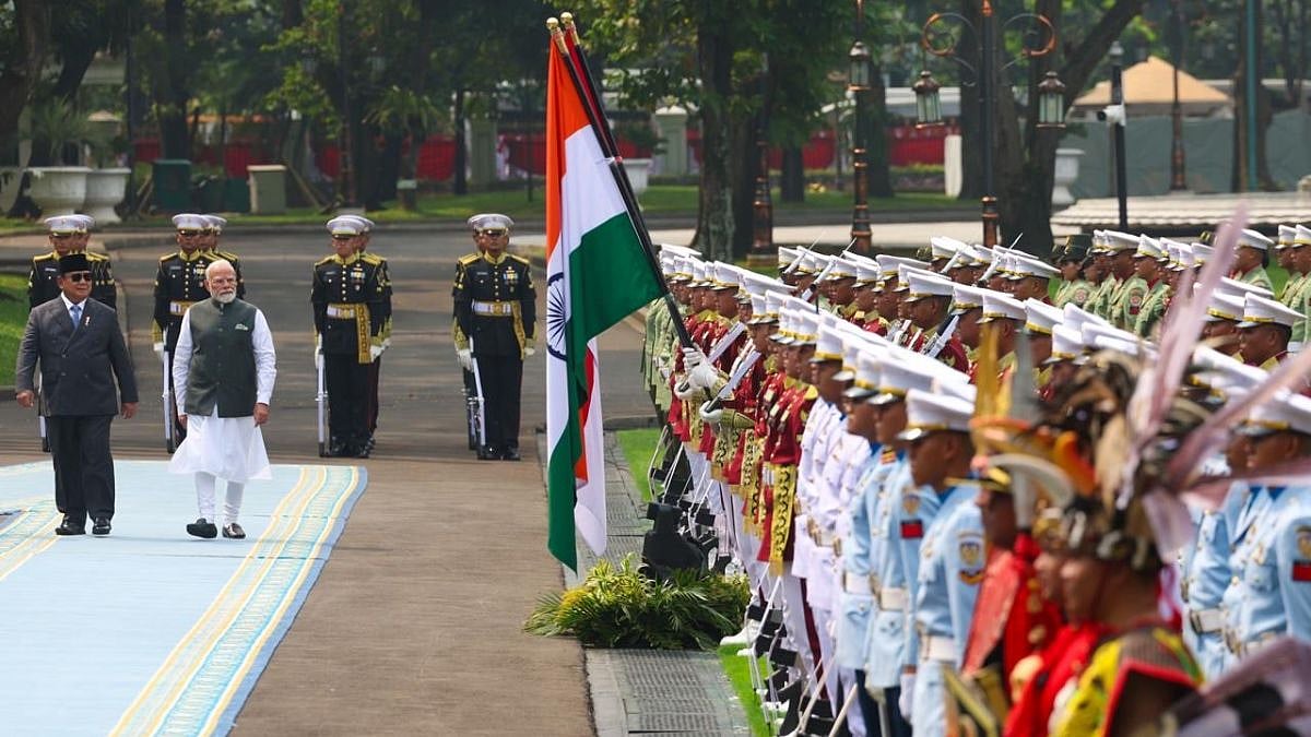 PM Narendra Modi Receives Rare Ceremonial Welcome In Jakarta As India & Indonesia Hold Key Strategic Partnership Talks | Video