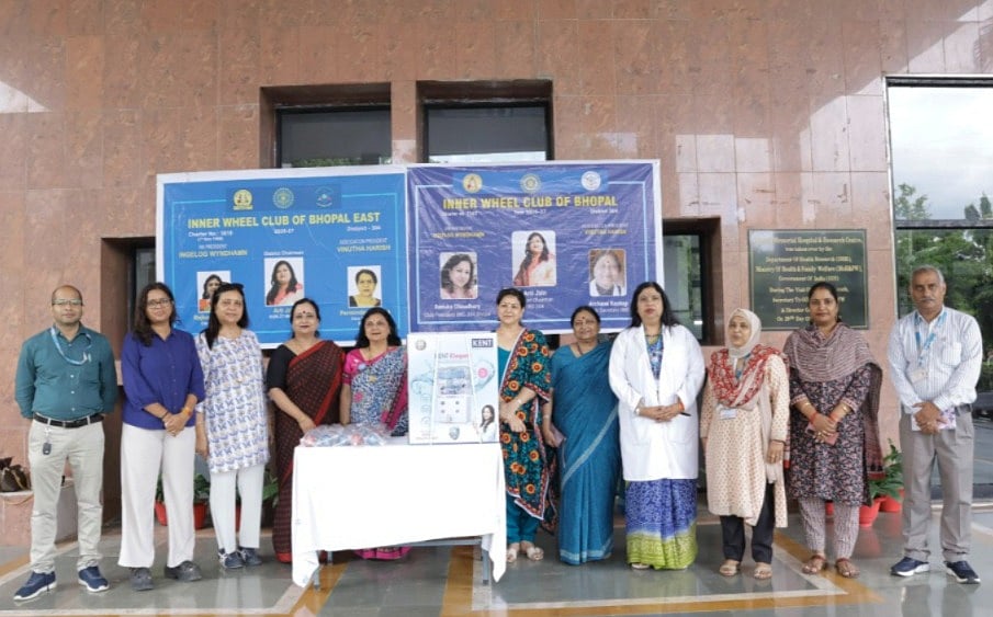 Bhopal's Inner Wheel Club Donates 10 Dialyzer Kits & An RO Water Purifier To BMHRC Dialysis Ward