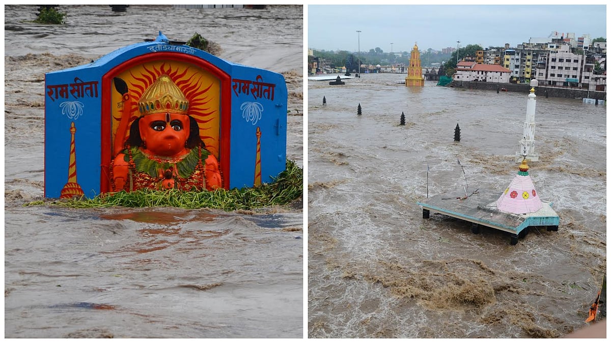Relentless Rain Batters Nashik; Godavari River Swells As Roads Are Damaged And Train Services Hit