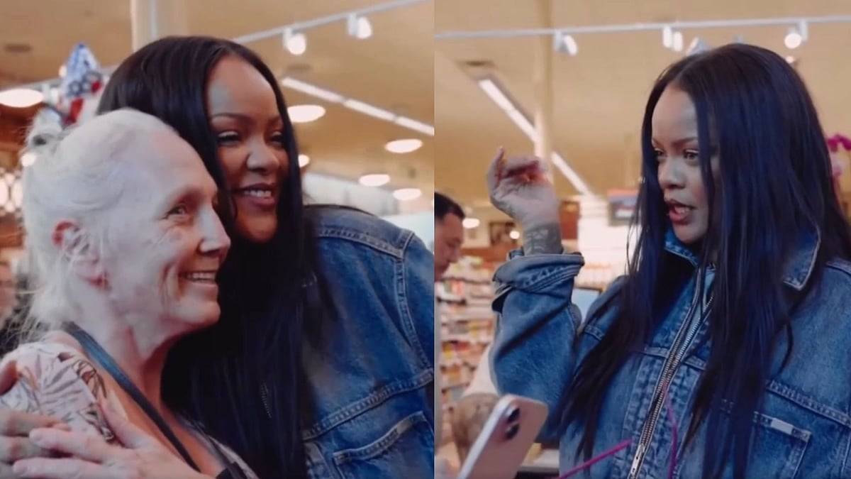 'Don't Do That Sh*t, You're Fire As Is': Rihanna Comforts Fan Battling Cancer During Surprise Supermarket Encounter - Watch Viral Video