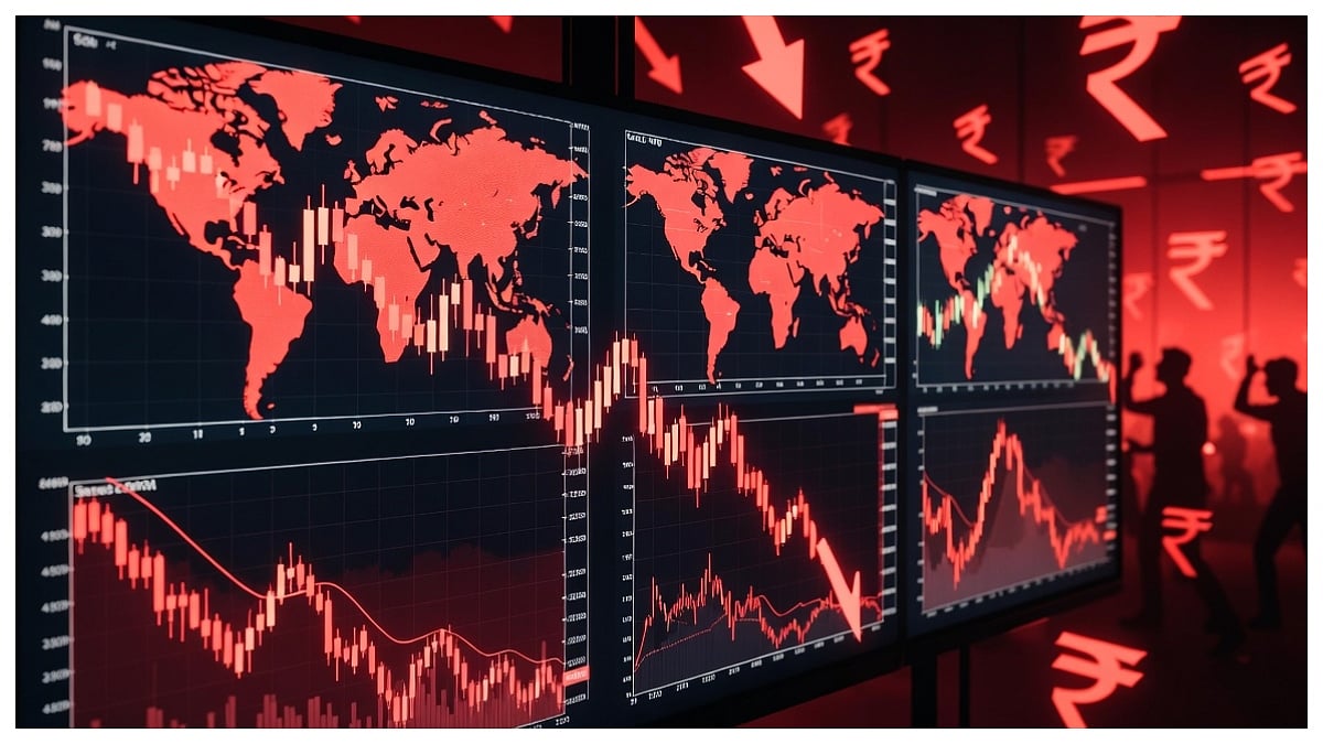 Sensex Crashes Over 1,575 Points, Nifty Slumps 505 Points; Global Tariff Jitters, Heavy Selling Trigger Sharp Market Fall