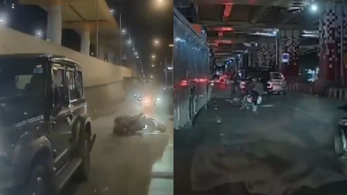 WATCH: Reckless Thar Driver Hits Multiple Vehicles In Mira Road; Police Initiate Action After Video Goes Viral