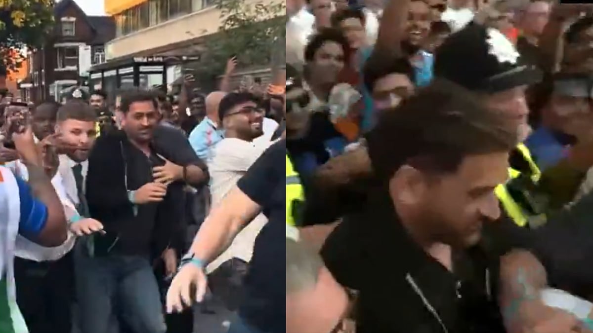 Thala Mobbed! MS Dhoni Draws Massive Crowd At Trent Bridge Despite Team India's Defeat To England | Video