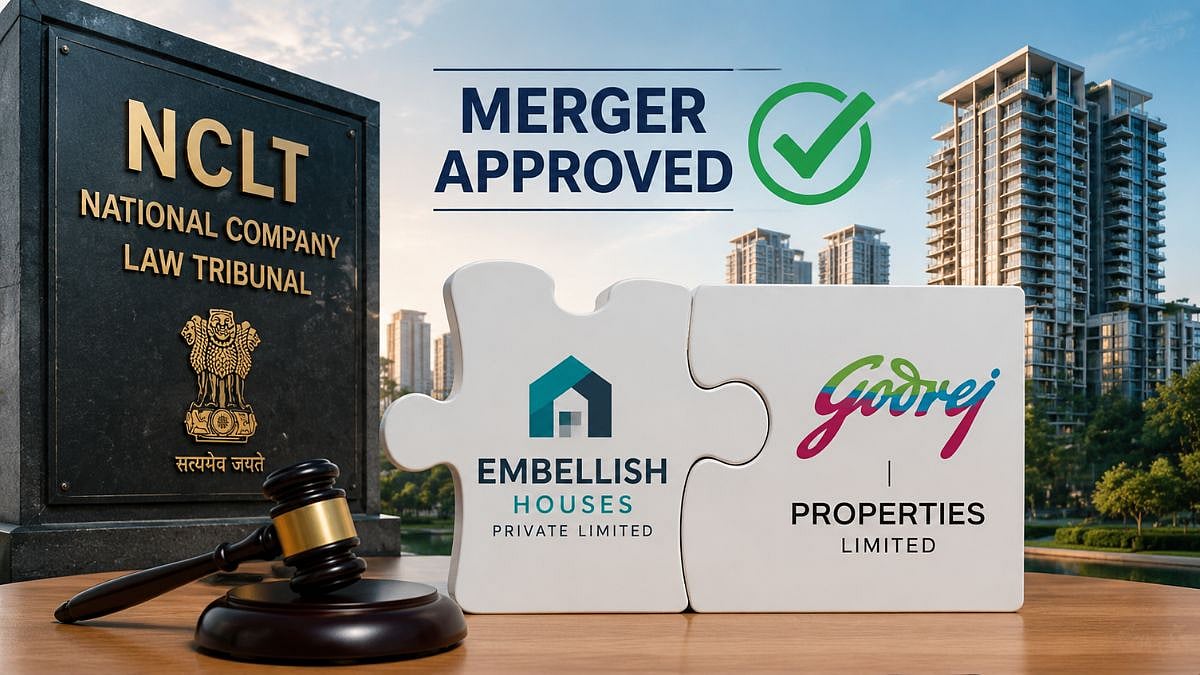 Mumbai: NCLT Approves Merger Of Embellish Houses With Godrej Properties