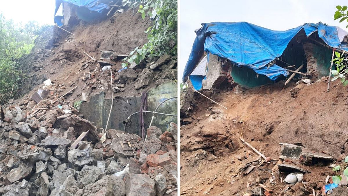 Kalyan Hill Collapse Leaves Family Homeless, Residents Raise Alarm Over Monsoon Safety Risks