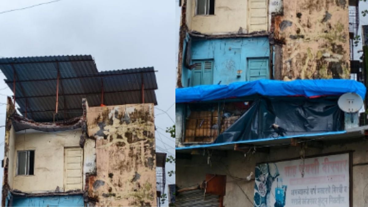Thane Building Gallery Collapse In Jambli Naka Triggers Evacuation; Major Tragedy Averted, No Injuries
