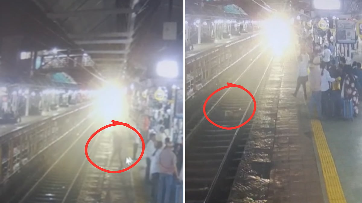 TB Patient Attempts Suicide On Jabalpur Railway Tracks, RPF Constable Jumps For Rescue-- VIDEO