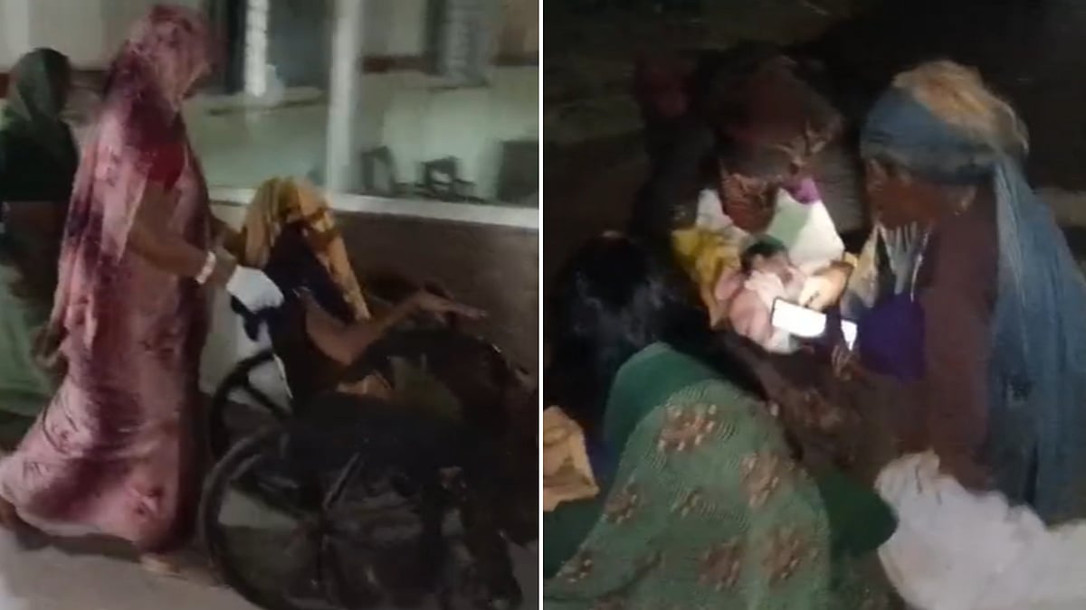 Woman Delivers Baby At Roadside In Shivpuri, Passing By Tehsildar Stops Car  Rush Them To Hospital After Ambulance Fails To Arrive-- VIDEO