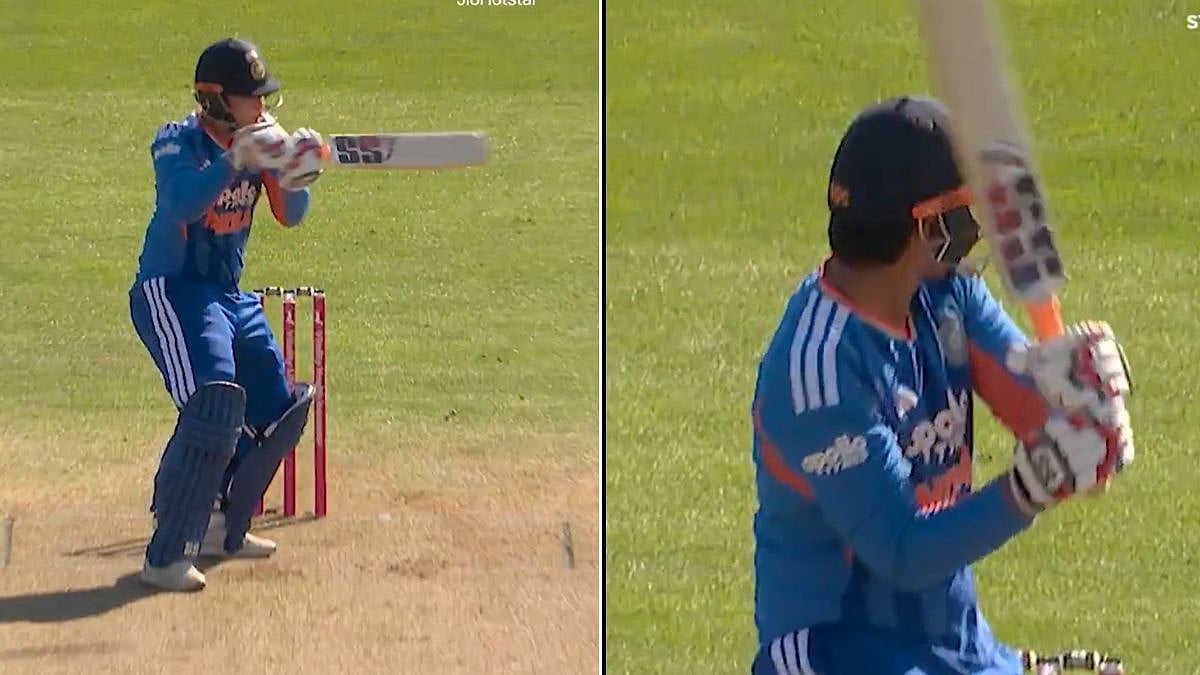 VIDEO: Vaibhav Sooryavanshi Hits Incredbile Upper Cut Six Off Josh Tongue In IND Vs ENG 4th T20I
