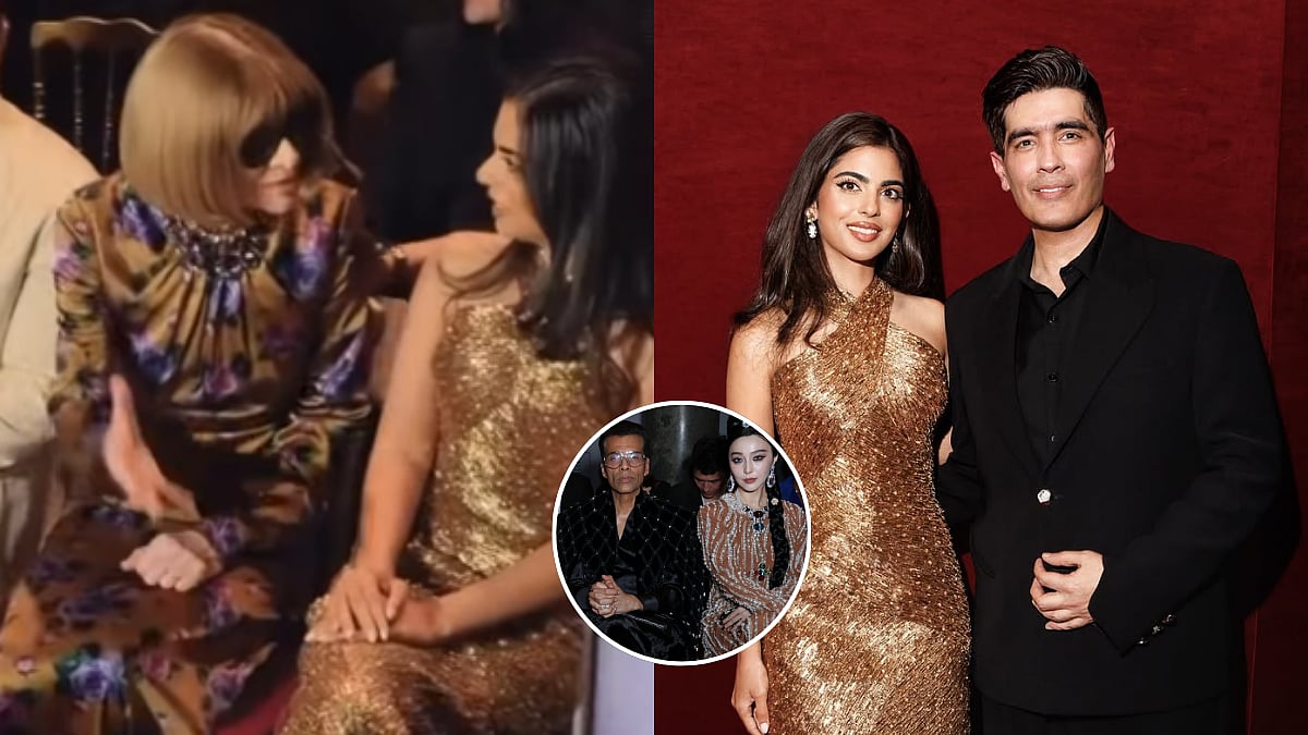 Isha Ambani Steals Spotlight At Manish Malhotra Debut Couture Show In Paris Alongside Met Gala Veteran Anna Wintour | Visuals Inside