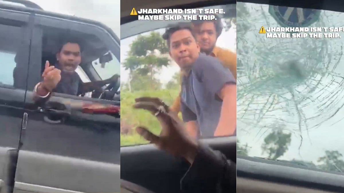 Jharkhand Highway Horror: Women Allege SUV Occupants Smashed Car Window, Tried To Force Entry Over Minor Collision On Ranchi-Tata Highway - VIDEO 