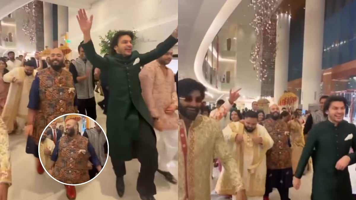 WATCH: Anant Ambani & Veer Pahariya Groove Together At Friend's Baarat Ceremony; 'Wedding Season Is Incomplete Without Ambanis'