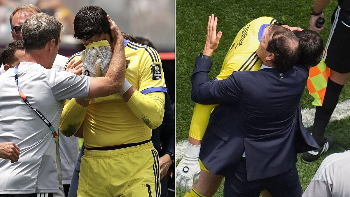Emotional Scenes! Thibaut Courtois Walks Off In Tears After Injury During Spain Vs Belgium Clash | VIDEO 