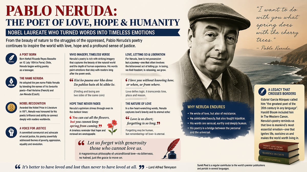 Pablo Neruda’s Lesson On Love: ‘Let us Forget With Generosity Those Who Cannot Love Us’