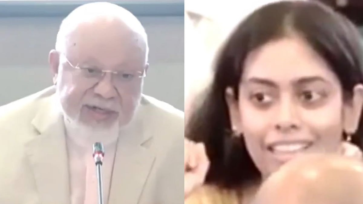 WATCH: Indian Diplomat Puja Jha Objects To 'Incorrect' India Map At Bangladesh Seminar Over J&K Depiction | VIDEO